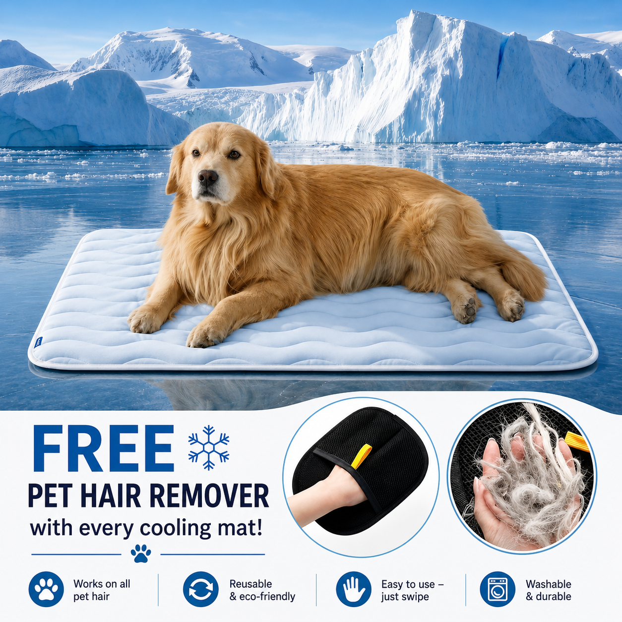 Washable Dog Cooling Mat