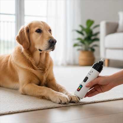 Quiet Pet Nail Grinder for Dogs & Cats