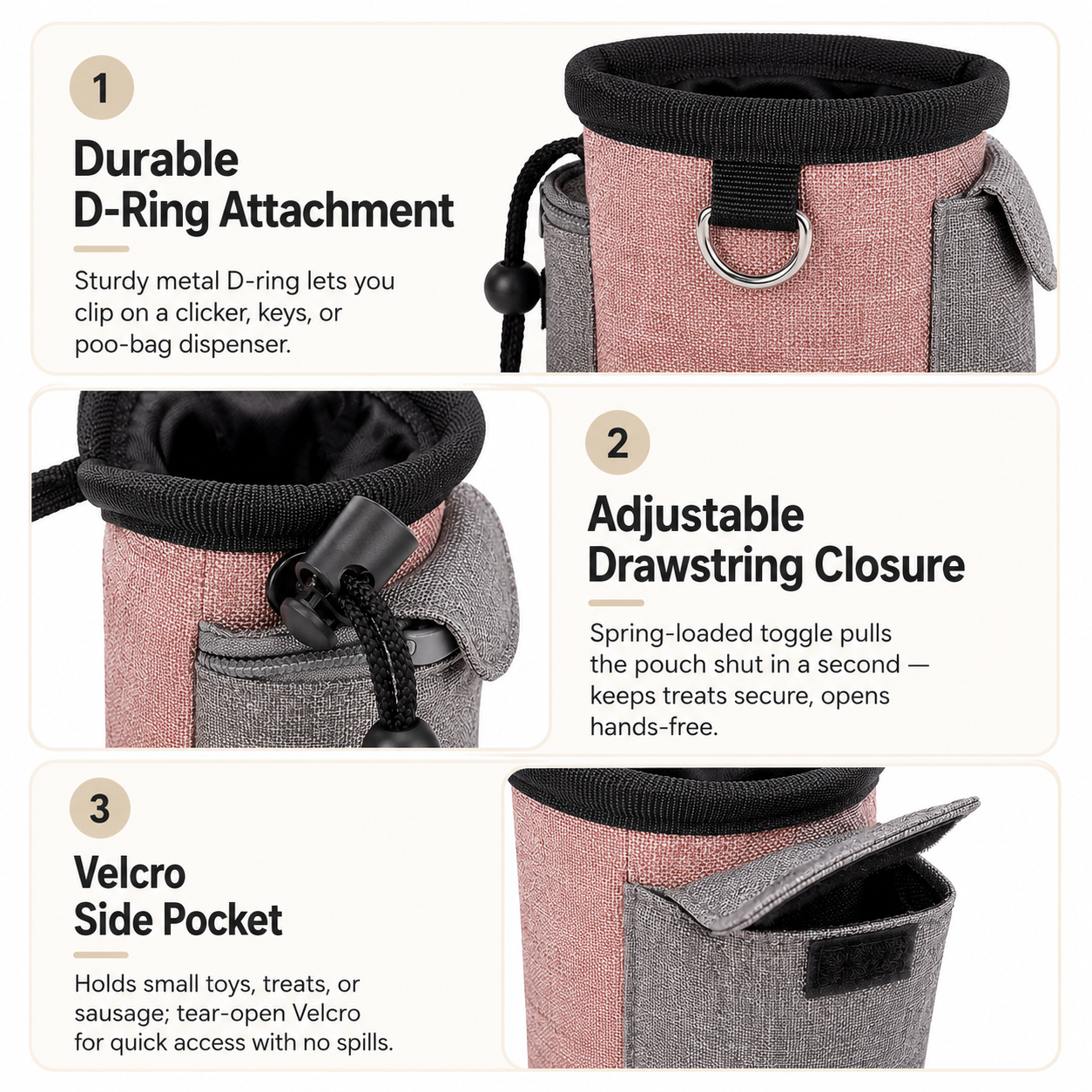 Outdoor Multifunctional Dog Training Bag