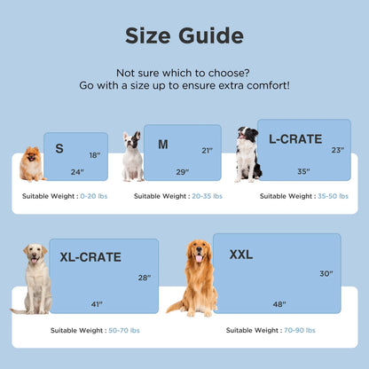 Bedsure Washable Cooling Mat for Dogs - Q-MAX>0.4 Non-Slip Summer Crate Bed for Large Dogs, No Gel or Electricity Required